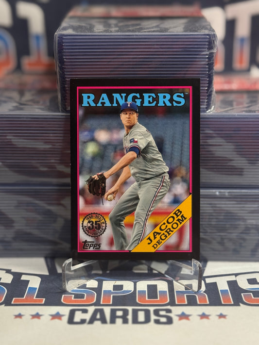 2023 Topps (Black, 1988 Redux 206/299) Jacob DeGrom #2T88-24