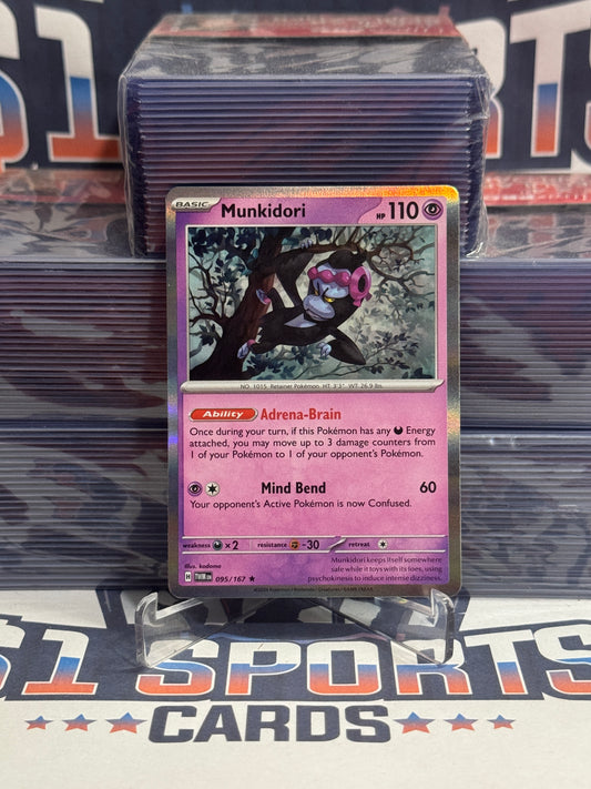 Pokemon TCG: Twilight Masquerade - Munkidori (Holo, Rare) #95