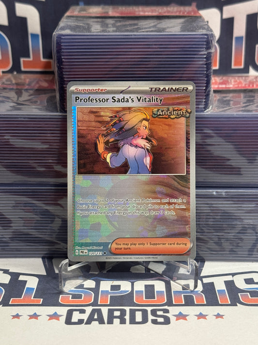 Pokemon TCG: Prismatic Evolutions - Professor Sada's Vitality (Poke Ball, Holo) #120