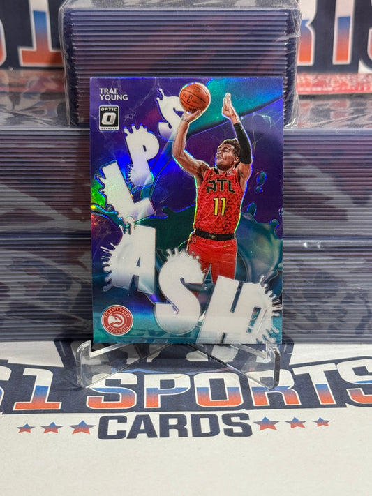2020 Donruss Optic (Purple Prizm, Splash!) Trae Young #11
