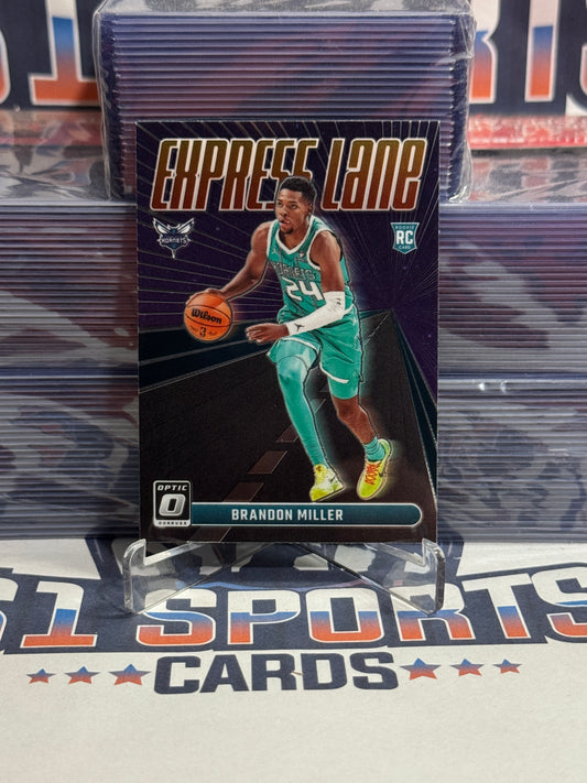 2023 Donruss Optic (Express Lane) Brandon Miller Rookie #3