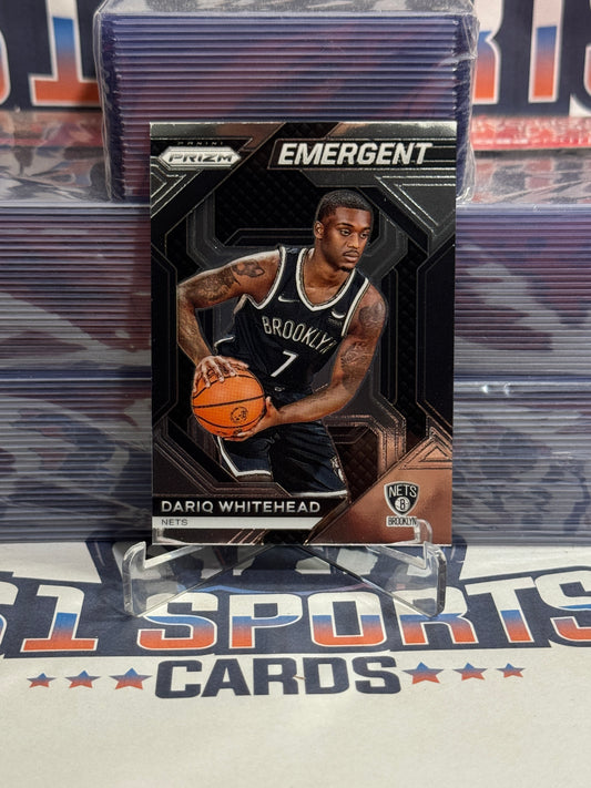 2023 Panini Prizm (Emergent) Dariq Whitehead Rookie #20