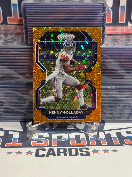 2021 Panini Prizm (Orange Disco Prizm) Kenny Golladay #229