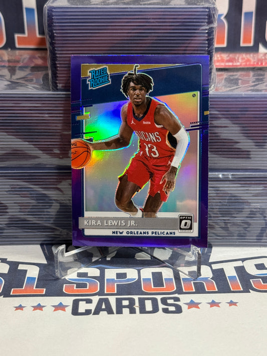 2020 Donruss Optic (Purple Prizm, Rated Rookie) Kira Lewis Jr. #163