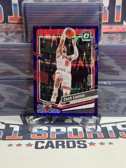 2023 Donruss Optic (Purple Shock Prizm) Zach LaVine #23