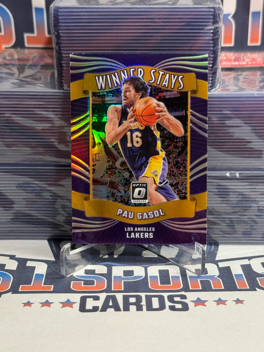 2023 Donruss Optic (Holo Prizm, Winner Stays) Pau Gasol #7