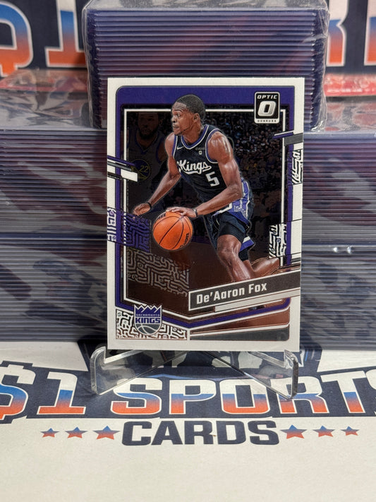 2023 Donruss Optic De'Aaron Fox #52