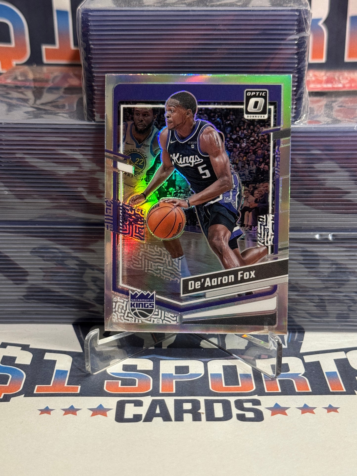 2023 Donruss Optic (Holo Prizm) De'Aaron Fox #52
