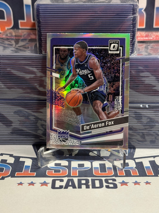 2023 Donruss Optic (Holo Prizm) De'Aaron Fox #52