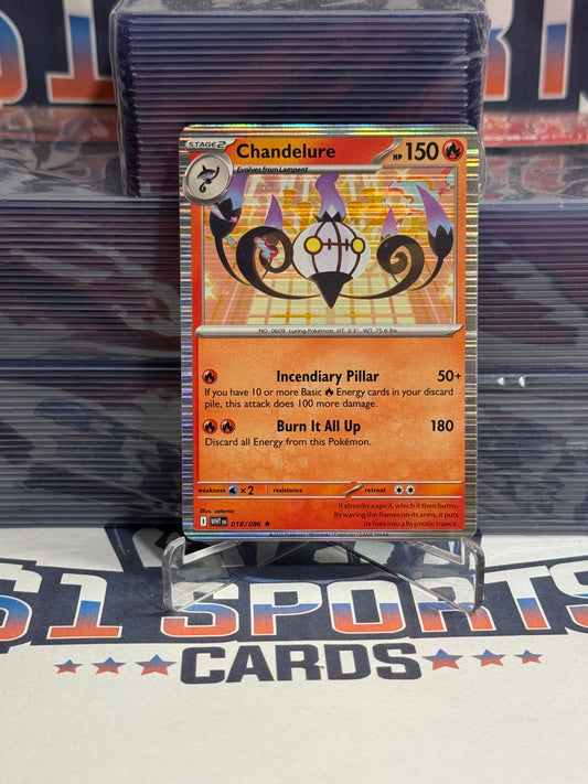Pokemon TCG: Black Bolt - Chandelure (Holo, Rare) #18