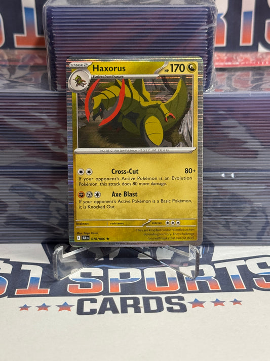 Pokemon TCG: Black Bolt - Haxorus (Holo, Rare) #70