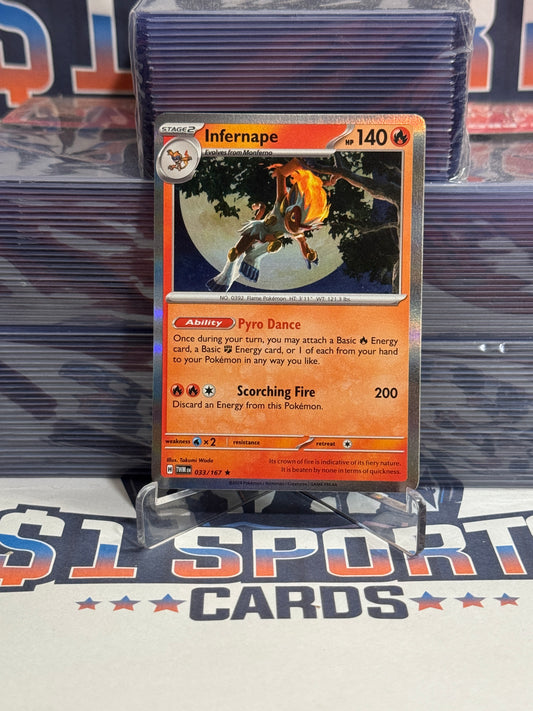 Pokemon TCG: Twilight Masquerade - Infernape (Holo, Rare) #33