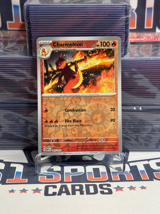 Pokemon TCG: Scarlet & Violet 151 - Charmeleon (Reverse Holo, Uncommon) #5