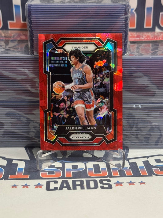 2023 Panini Prizm (Red Ice Prizm, 2nd Year) Jalen Williams #19