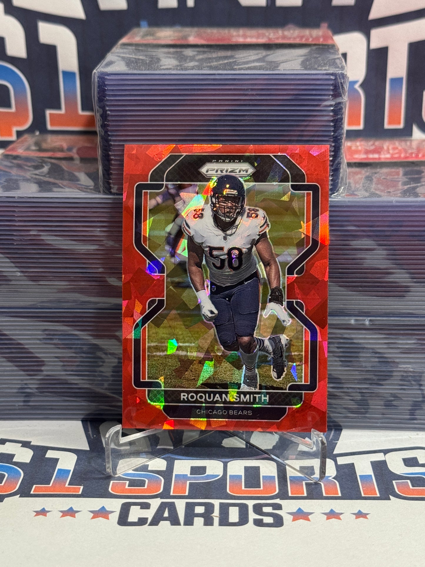 2024 Panini Prizm (Red Ice Prizm) Roquan Smith #164