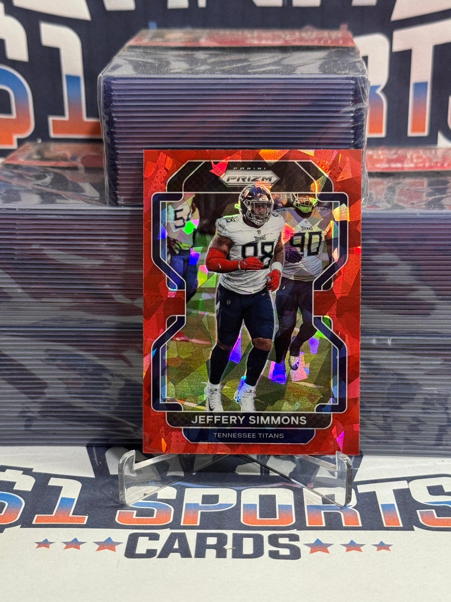 2024 Panini Prizm (Red Ice Prizm) Jeffery Simmons #5