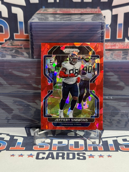 2024 Panini Prizm (Red Ice Prizm) Jeffery Simmons #5