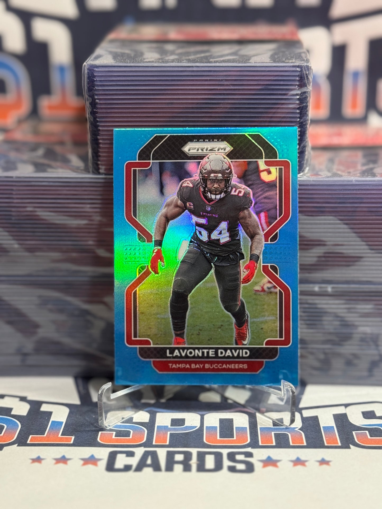 2021 Panini Prizm (Light Blue Prizm) Lavonte David #297