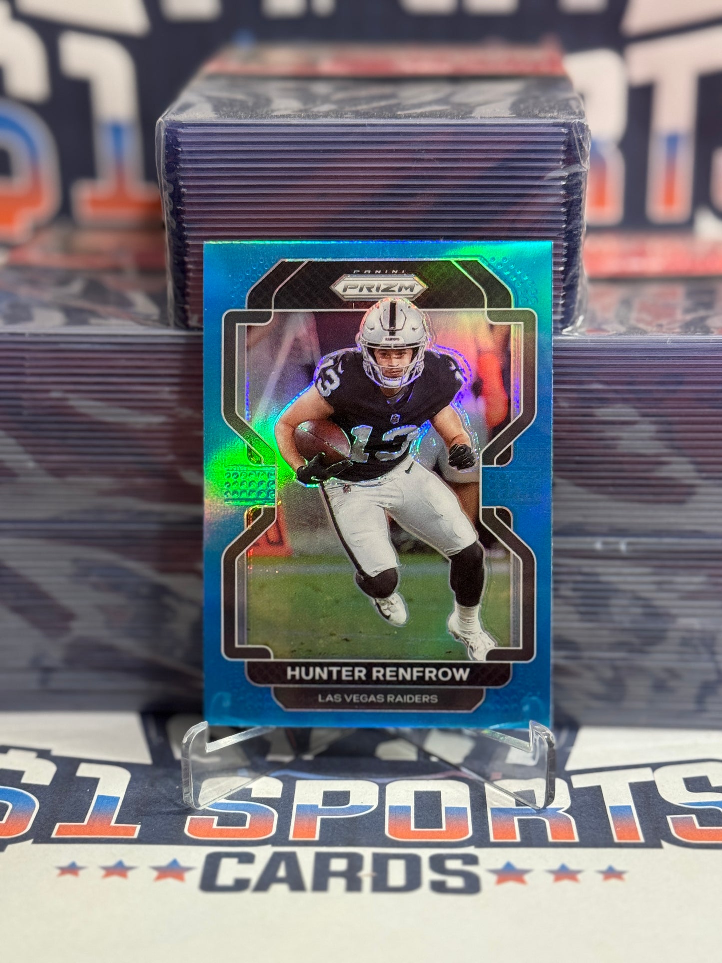 2024 Panini Prizm (Light Blue Prizm) Hunter Renfrow #176