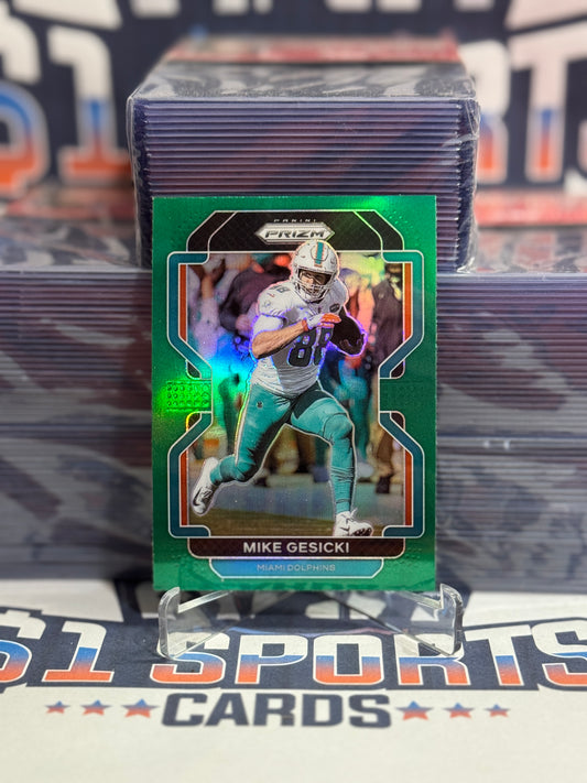 2024 Panini Prizm (Green Prizm) Mike Gesicki #106