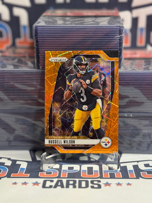 2024 Panini Prizm (Orange Lazer Prizm) Russell Wilson #240