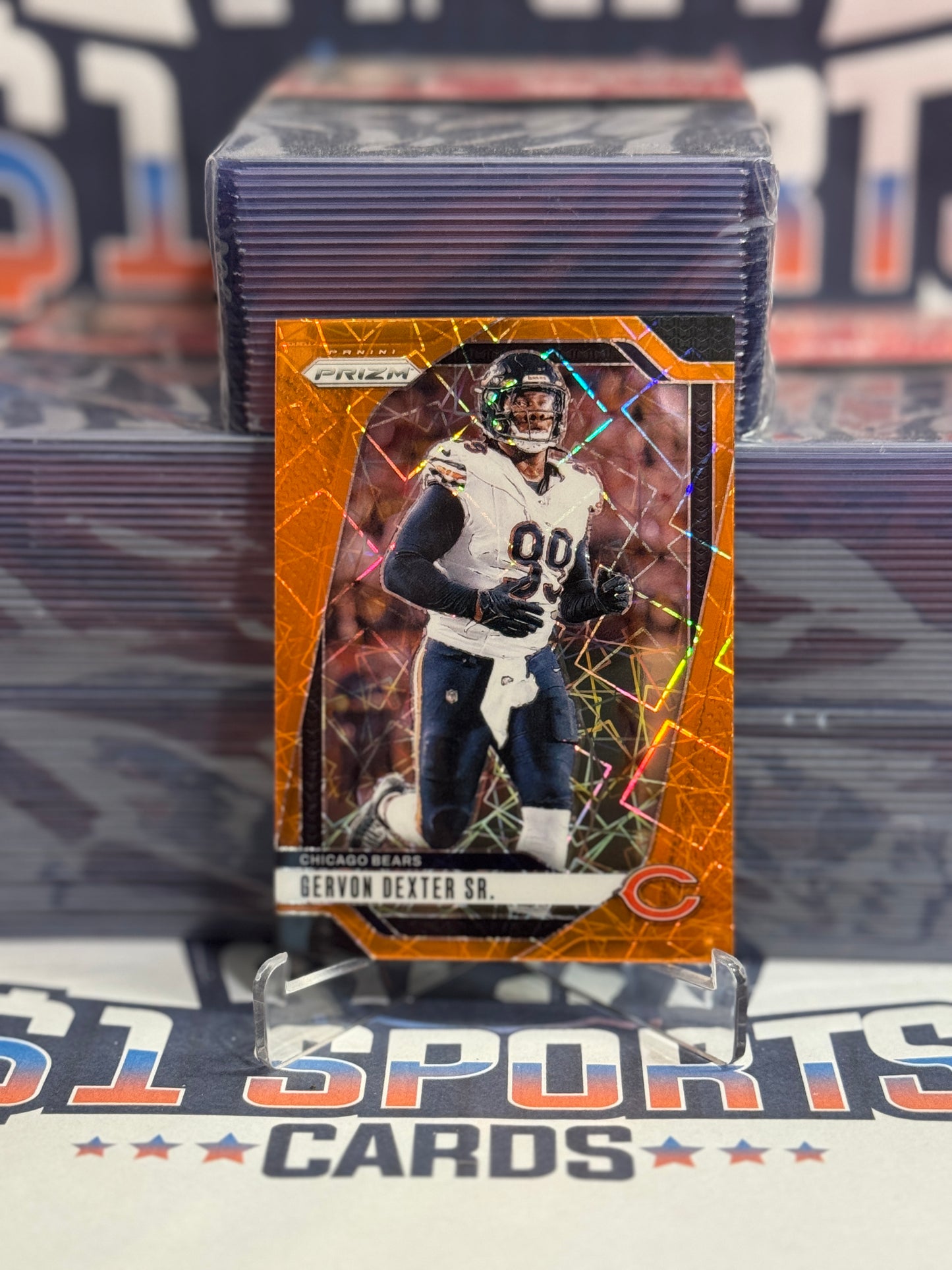 2024 Panini Prizm (Orange Lazer Prizm) Gervon Dexter Sr. #54