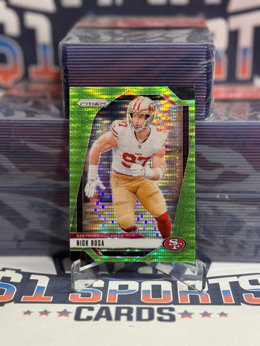 2024 Panini Prizm (Neon Green Pulsar Prizm) Nick Bosa #254