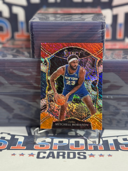 2020 Panini Select (Red White Orange Shimmer Prizm) Mitchell Robinson #9