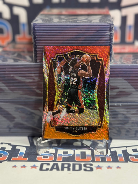 2020 Panini Select (Red White Orange Shimmer Prizm) Jimmy Butler #115