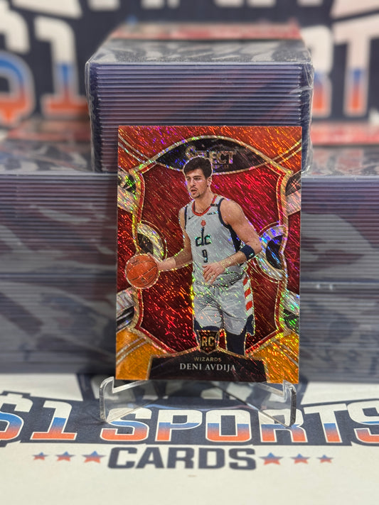 2020 Panini Select (Red White Orange Shimmer Prizm) Deni Avdija Rookie #69