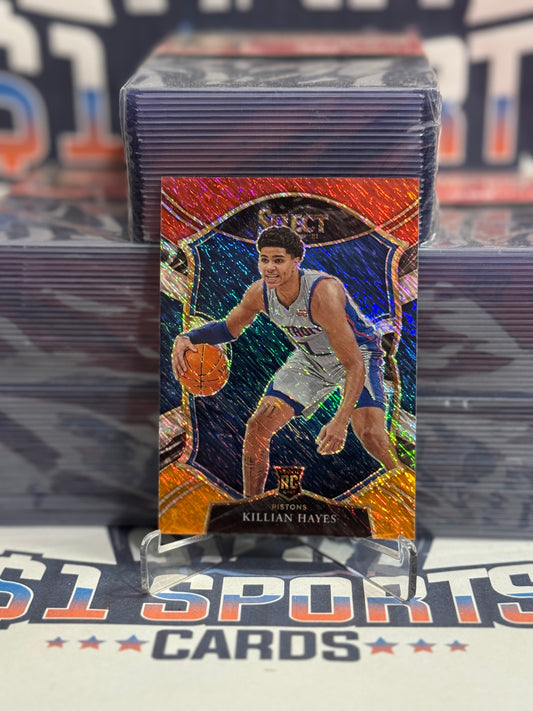 2020 Panini Select (Red White Orange Shimmer Prizm) Killian Hayes Rookie #67