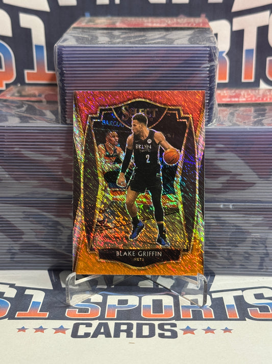 2020 Panini Select (Red White Orange Shimmer Prizm) Blake Griffin #129
