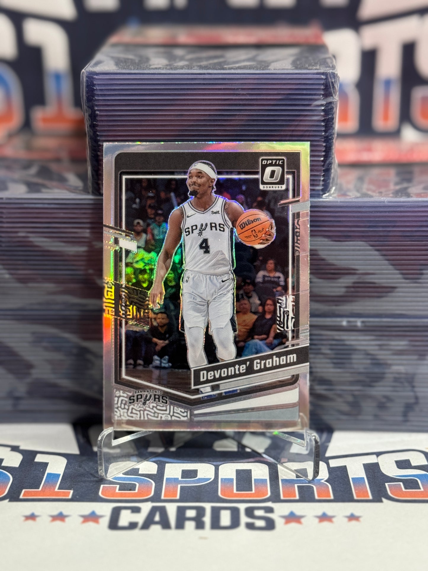 2023 Donruss Optic (Holo Prizm) Devonte' Graham #100