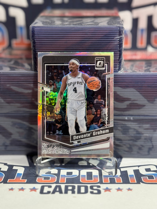 2023 Donruss Optic (Holo Prizm) Devonte' Graham #100