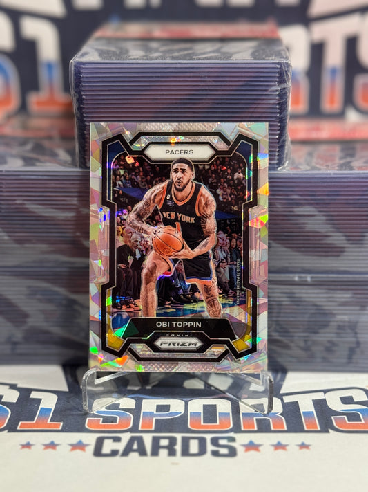 2023 Panini Prizm (Ice Prizm) Obi Toppin #249
