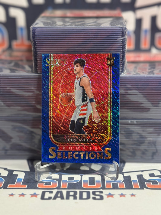 2020 Panini Select (Blue Shimmer Prizm, Rookie Selections) Deni Avdija #6