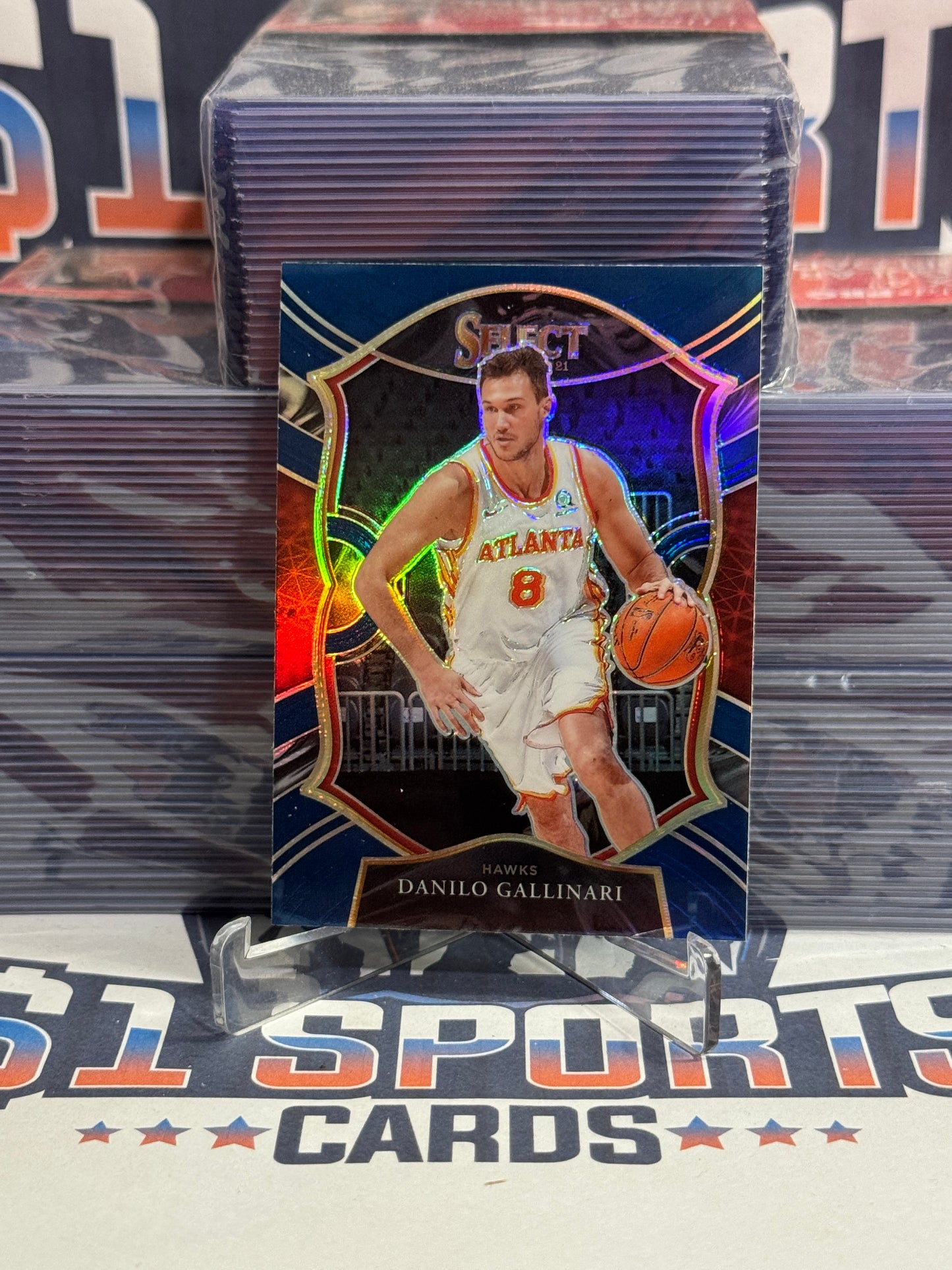 2020 Panini Select (Silver Prizm) Danilo Gallinari #35