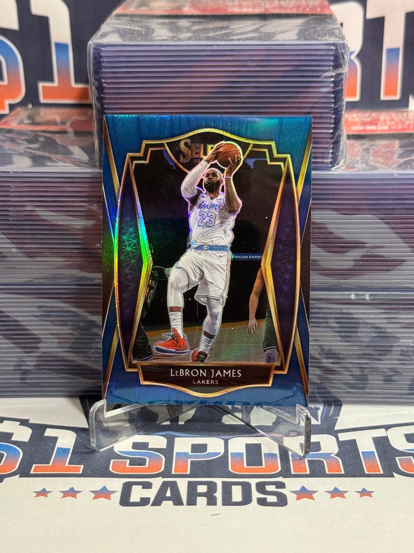 2020 Panini Select (Silver Prizm) LeBron James #113