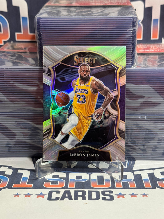 2020 Panini Select (Silver Prizm) LeBron James #23