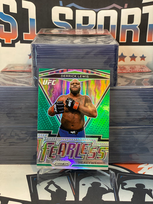 2021 Panini Prizm UFC (Green Prizm, Fearless) Derrick Lewis #15