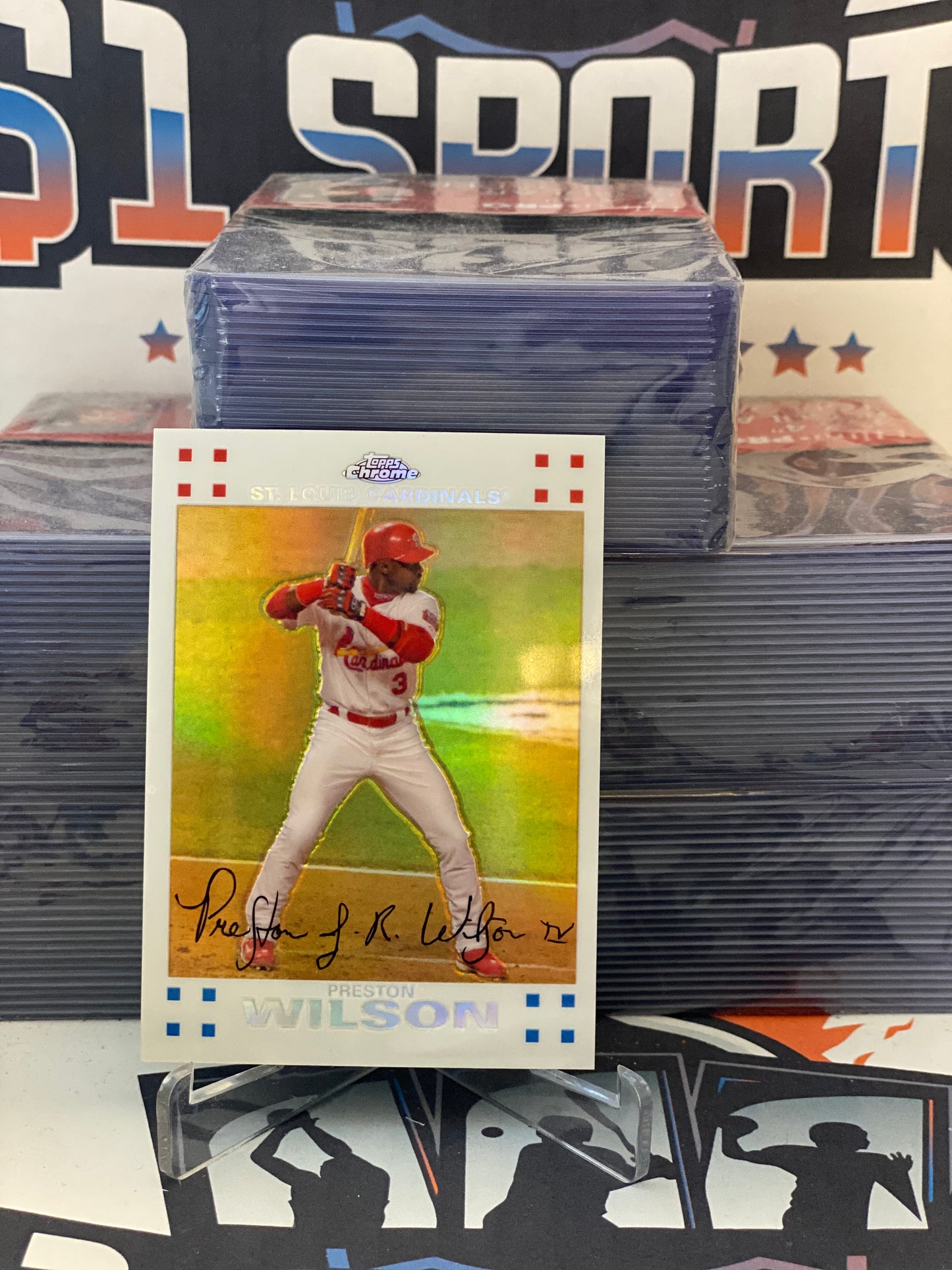 2007 Topps Chrome (White Refractor 360/660) Preston Wilson #5