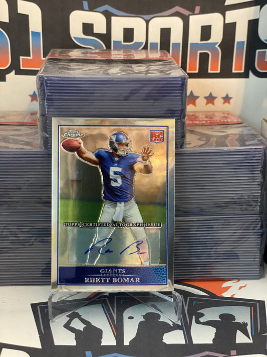 2009 Topps Chrome (Rookie Auto) Rhett Bomar #TC203