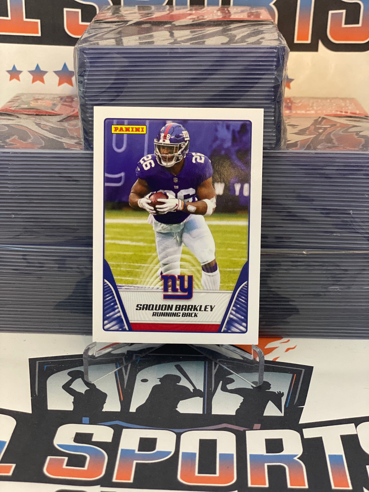 2019 Panini Stickers (2nd Year) Saquon Barkley #22