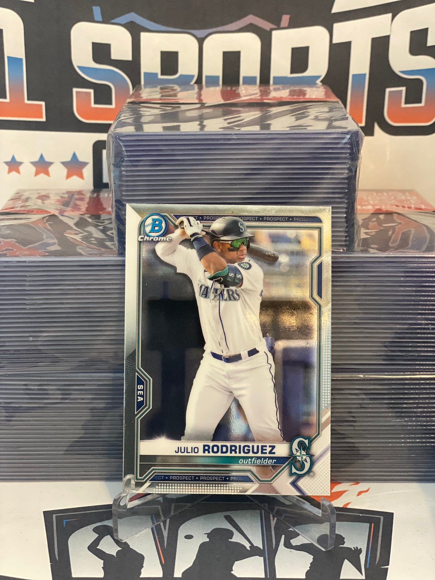 2021 Bowman Chrome Prospects Julio Rodriguez #BCP-86