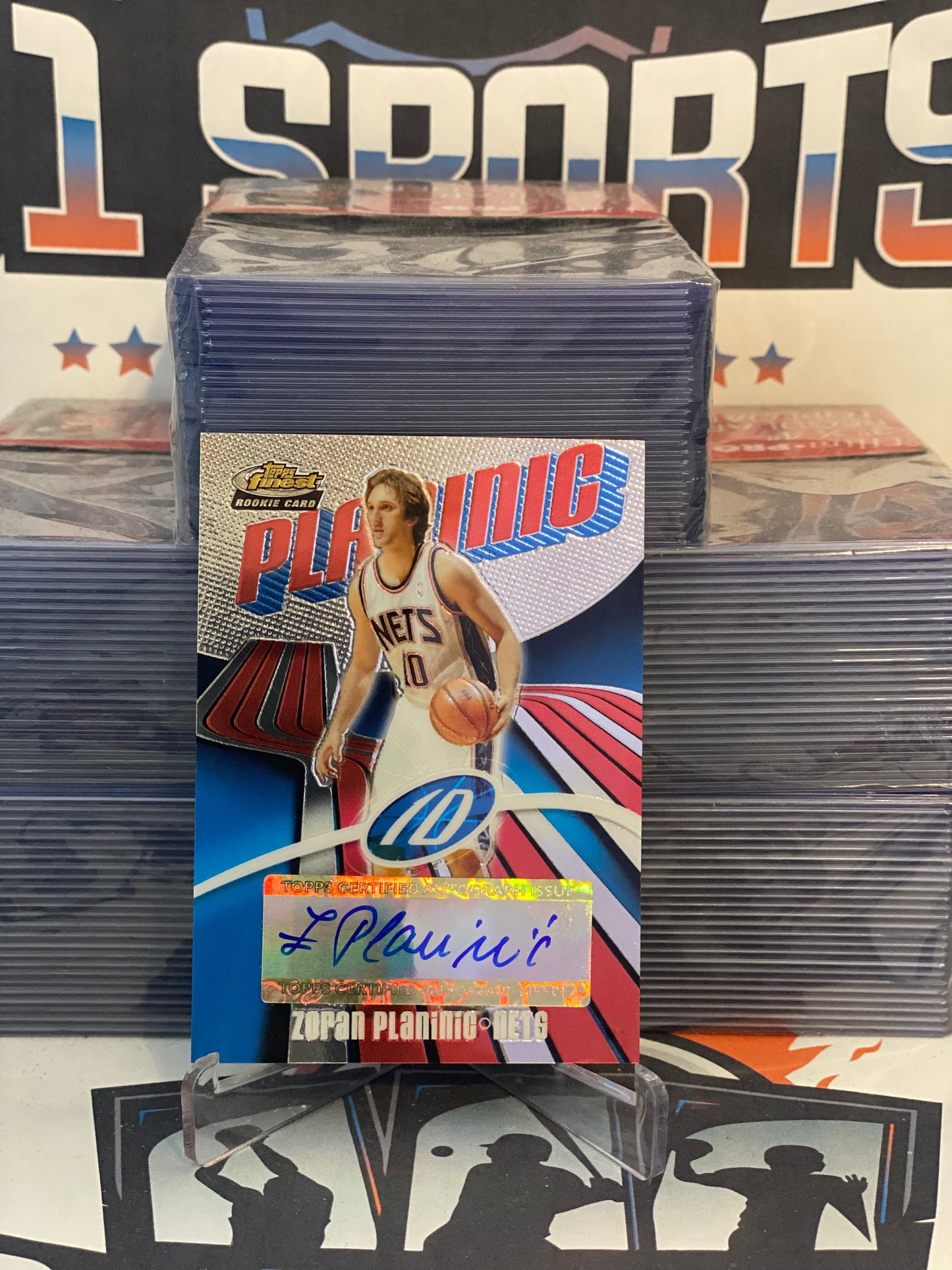 2003 Topps Finest (Rookie Auto 450/999) Zoran Planinic #141