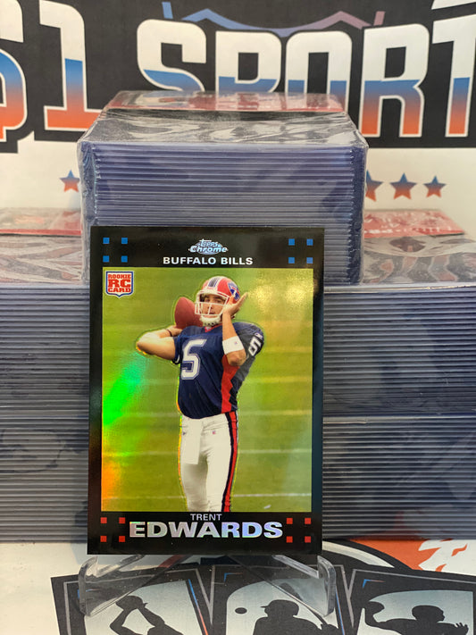 2007 Topps Chrome (Refractor) Trent Edwards Rookie #TC171