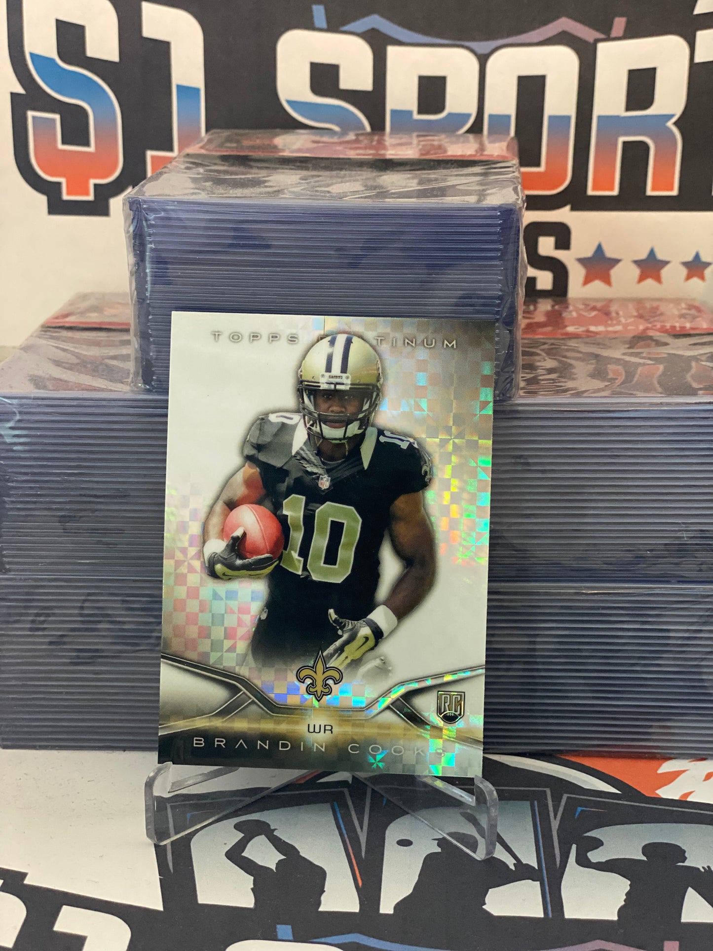 2014 Topps Platinum (X-Fractor) Brandin Cooks Rookie #138