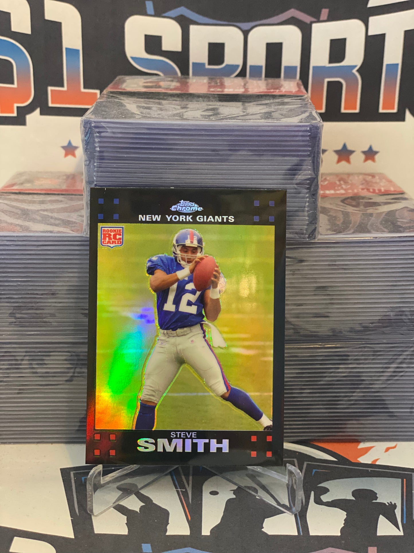 2007 Topps Chrome (Refractor) Steve Smith Rookie #TC211
