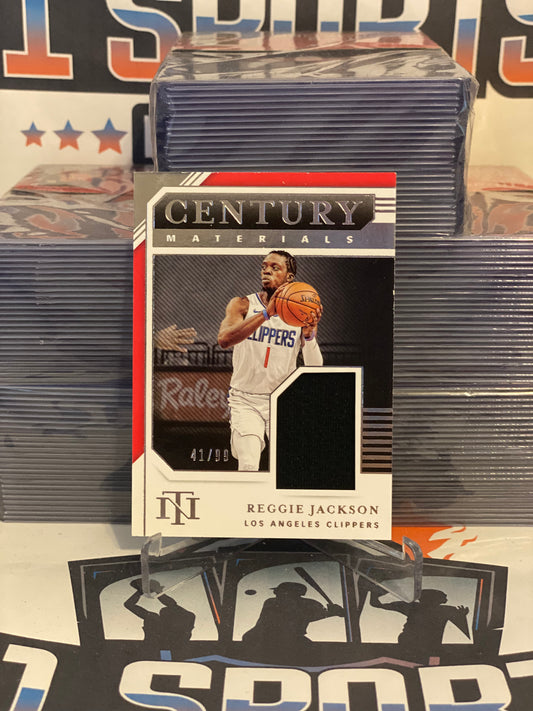 2020 Panini National Treasures (Century Materials Relic 41/99) Reggie Jackson #CMT-RJA