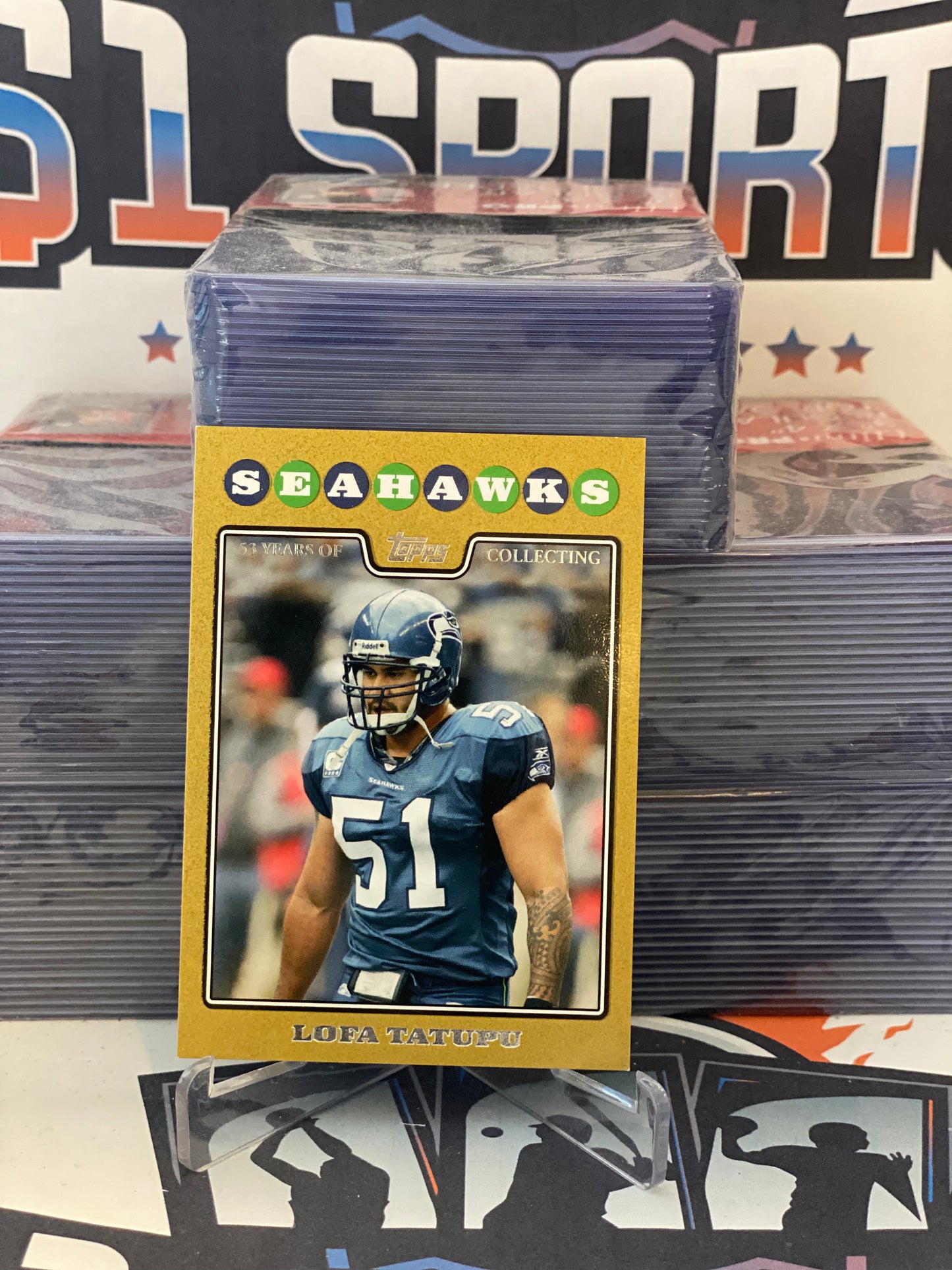 2008 Topps (Gold 0351/2008) Lofa Tatupu #244